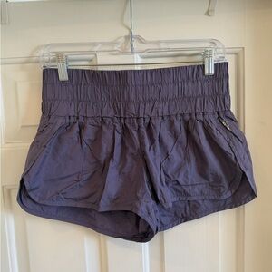 Free People Low Rise My Way Home short -Women's Size small, bluish purple